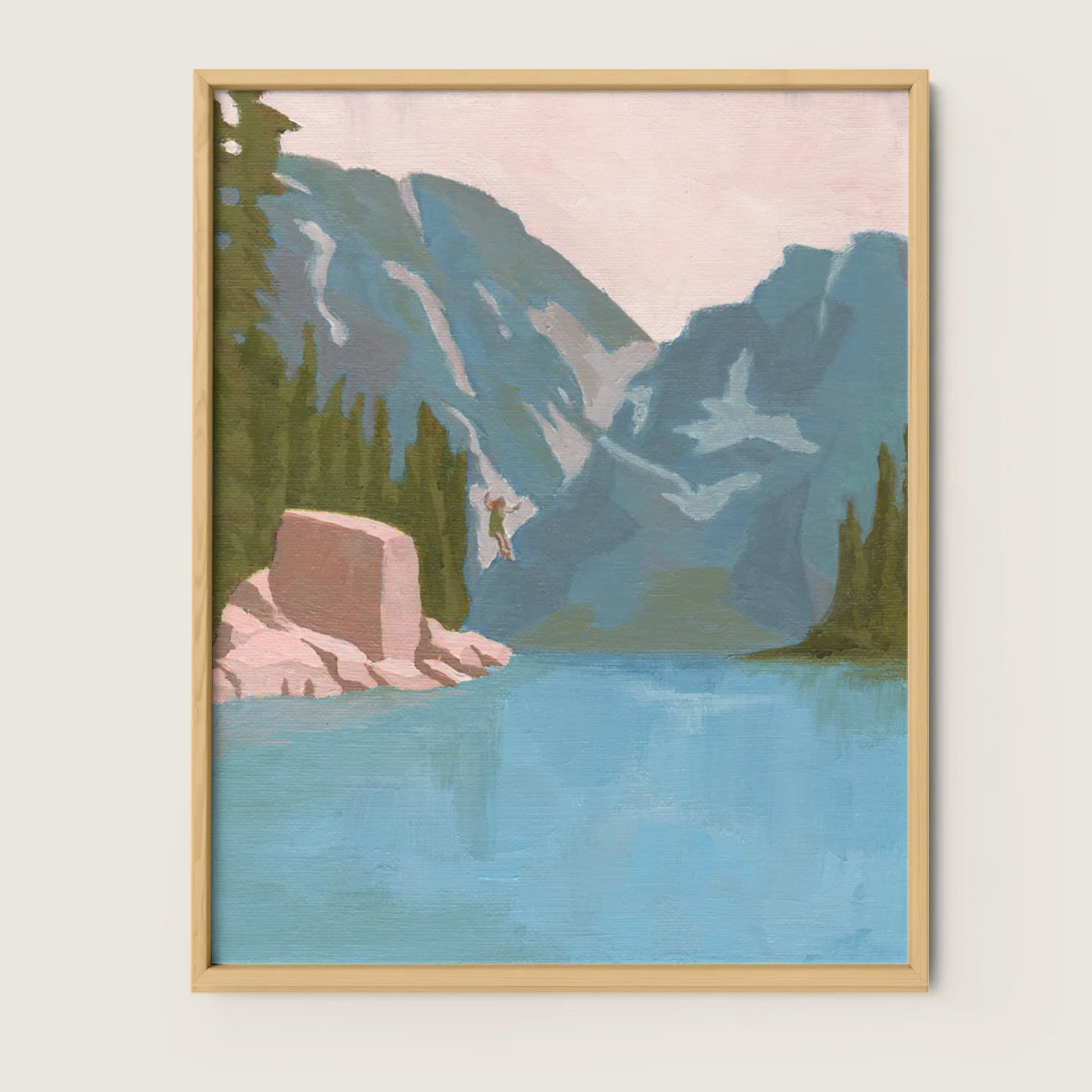 "Taking the Plunge" Large Art Print