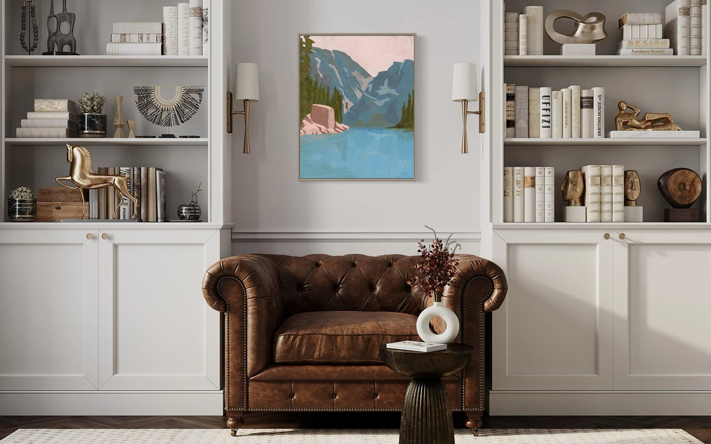 "Taking the Plunge" Large Art Print