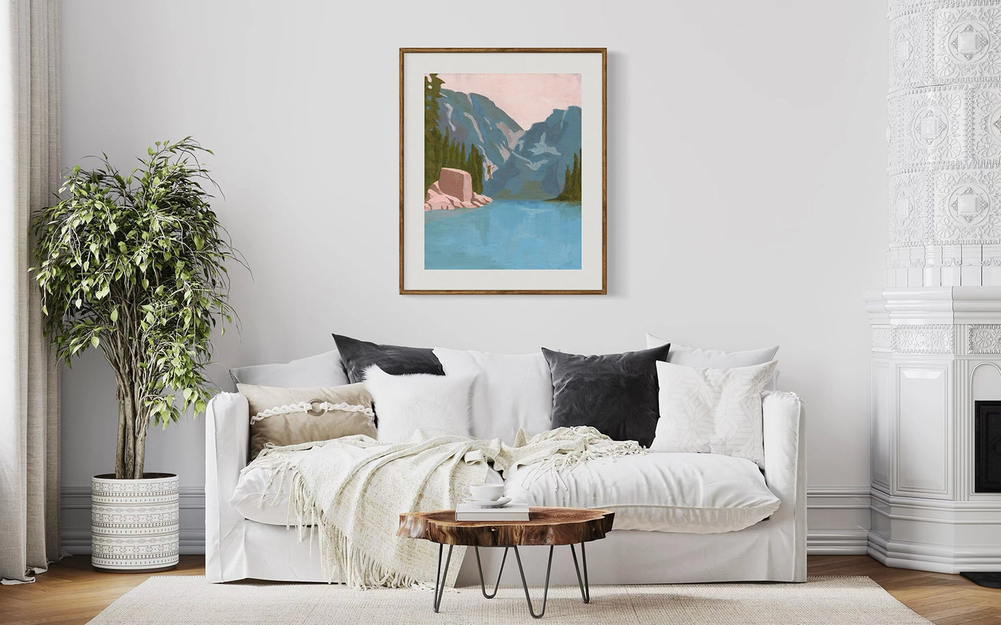 "Taking the Plunge" Large Art Print
