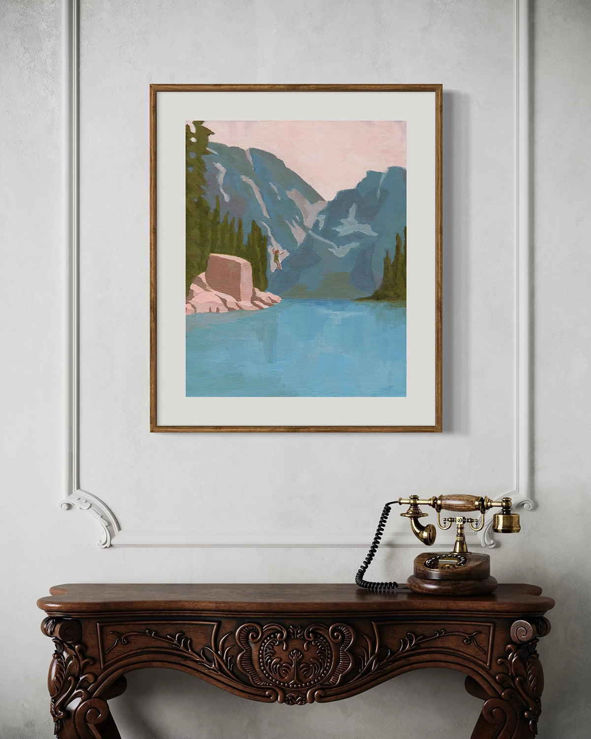 "Taking the Plunge" Large Art Print