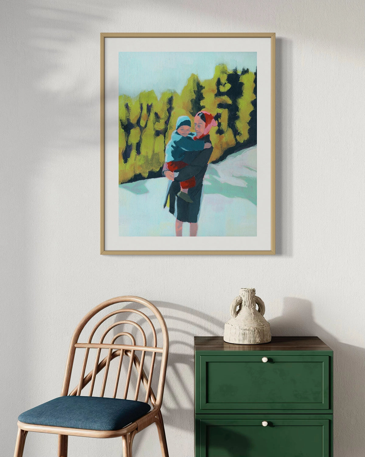 « Maternité » Grande impression d'art