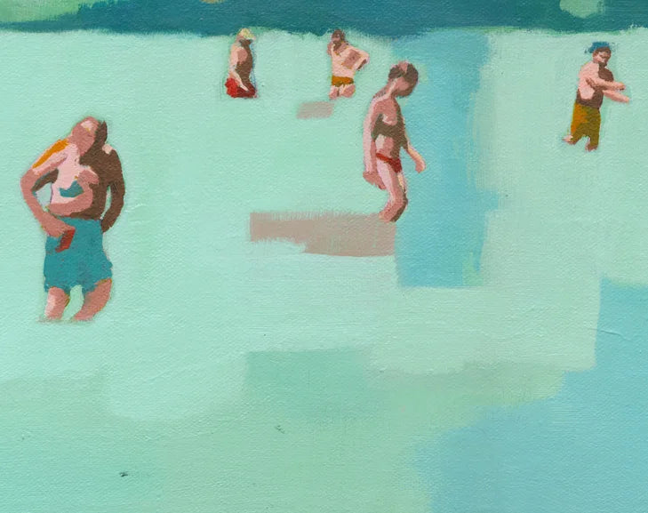 « Eau calme » - Peinture originale