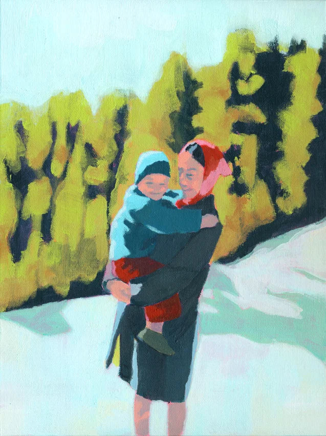 Maternité - Peinture originale