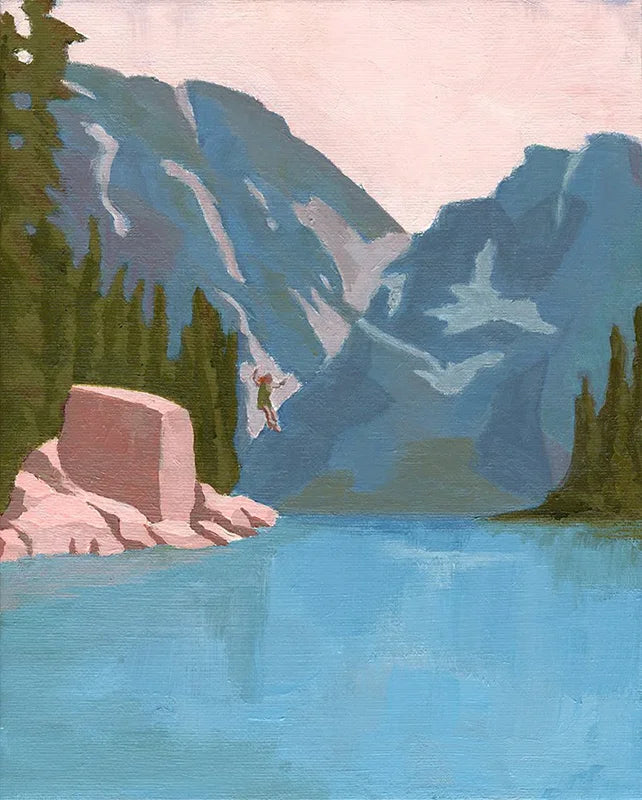 Taking the Plunge - Original Painting